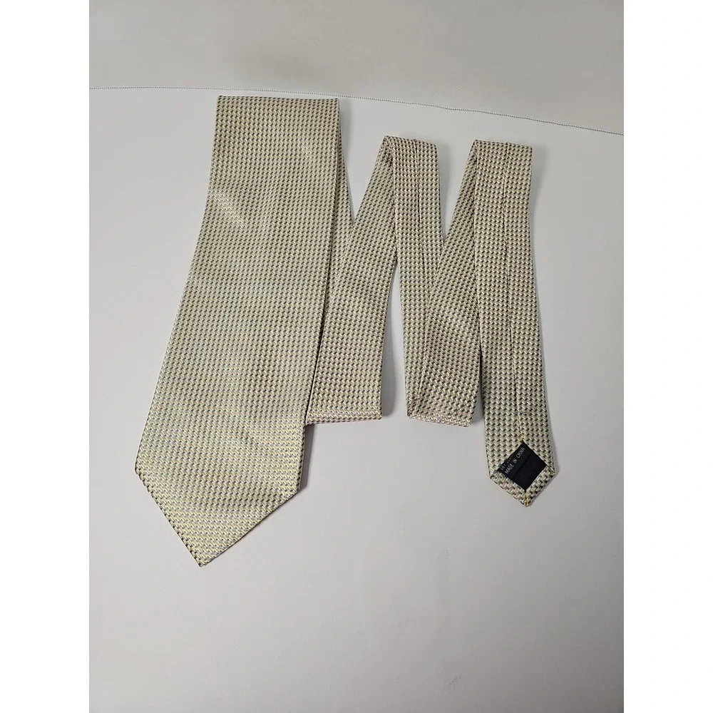 Dicappi Collection Tie 100% Polyester Yellow And‎  Blue